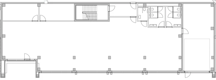 Vloerplan van unit 0.2